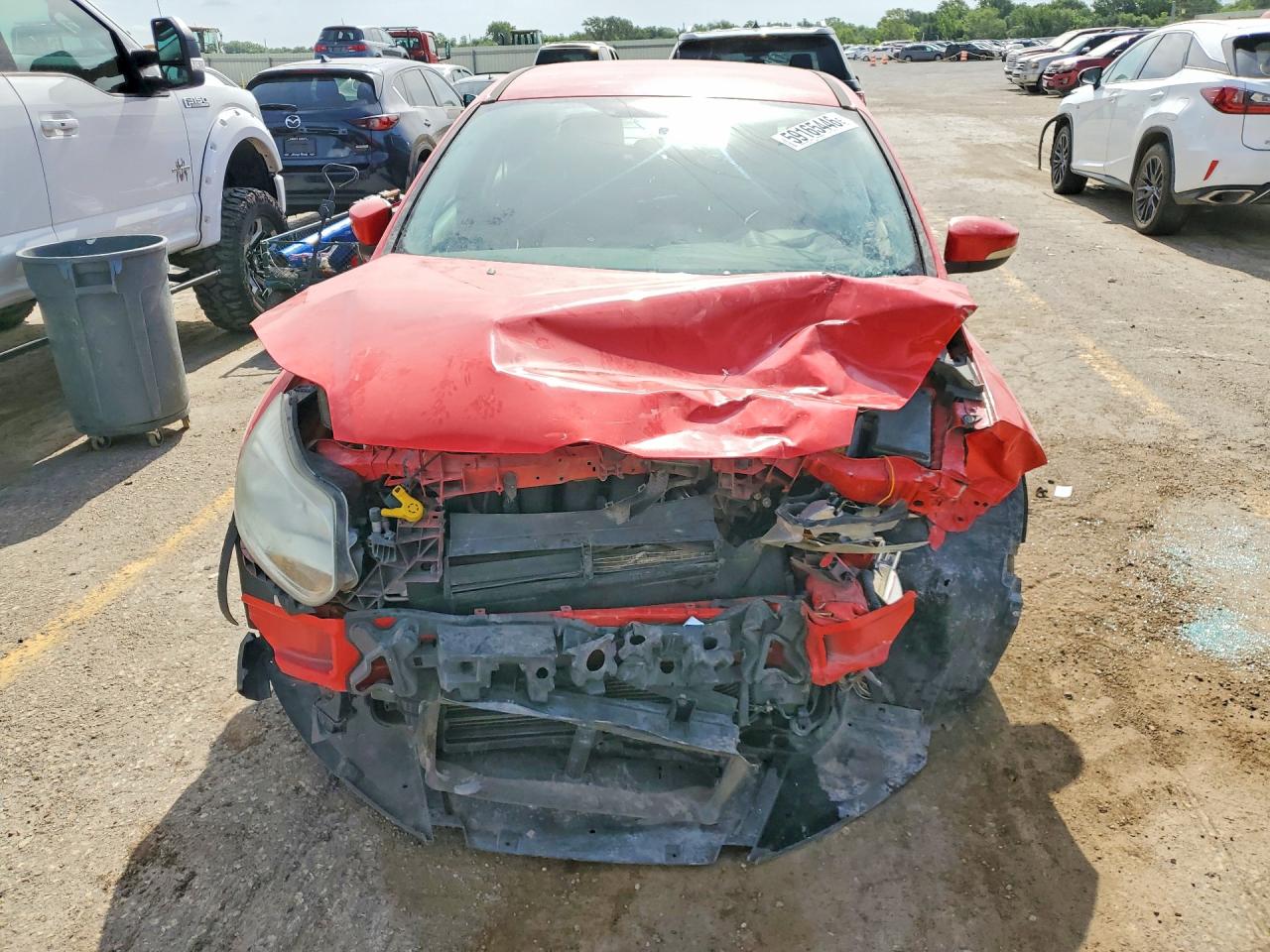 2013 Ford Focus Se Red vin: 1FADP3F21DL364137
