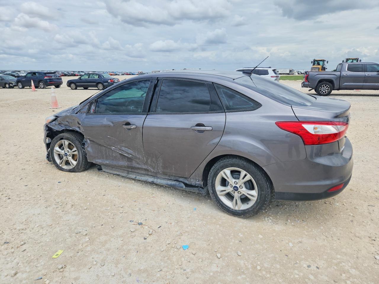 2013 Ford Focus Se Gray vin: 1FADP3F21DL374246