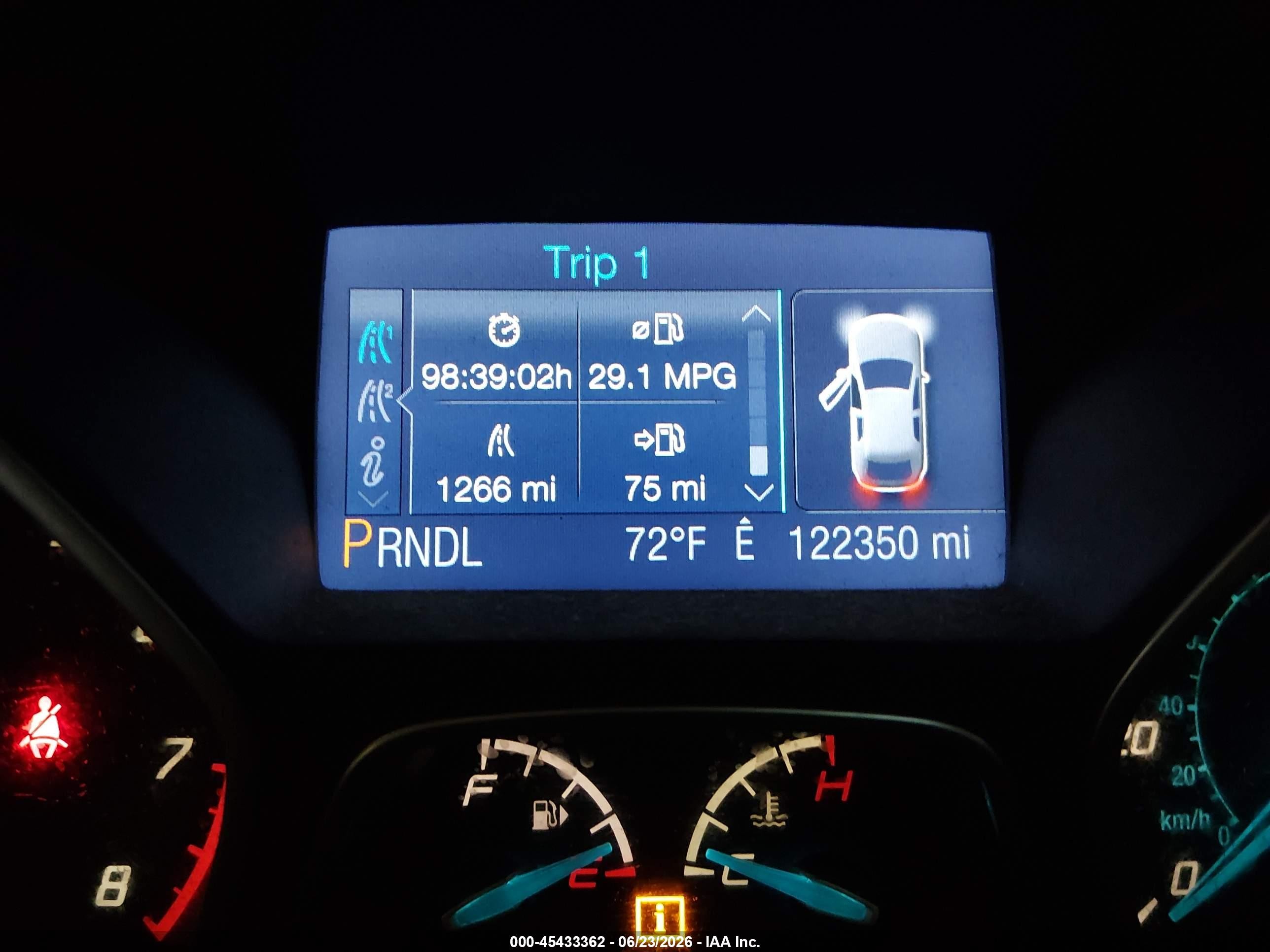 2014 Ford Focus Se Red vin: 1FADP3F21EL103172