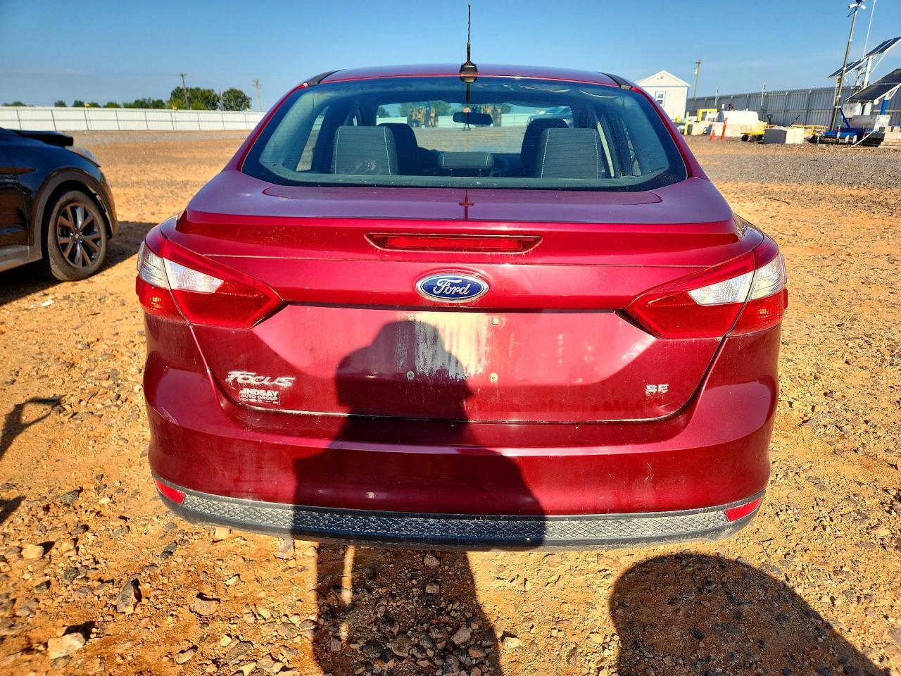 2014 Ford Focus Se Red vin: 1FADP3F21EL103642