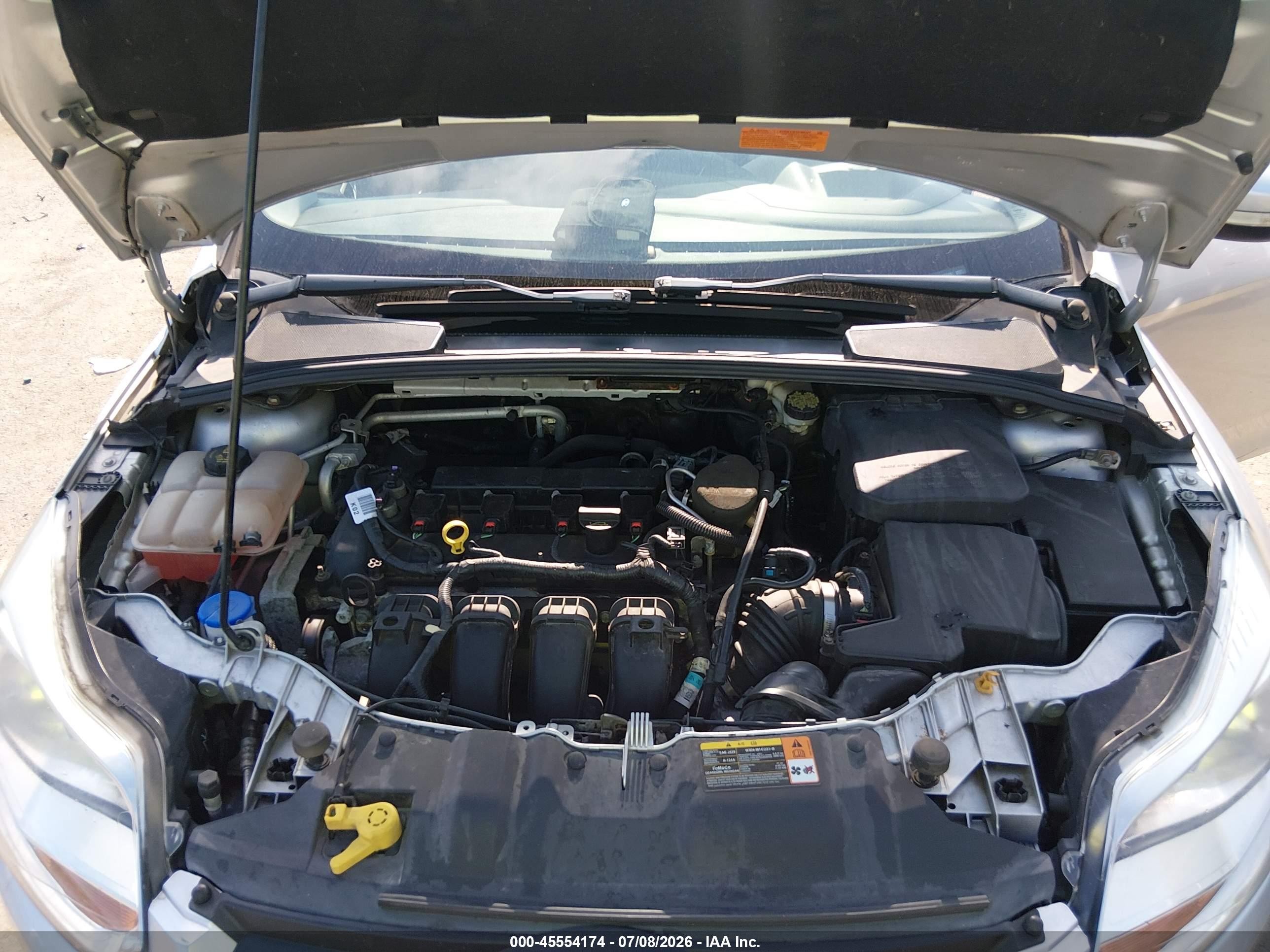 2014 Ford Focus Se Silver vin: 1FADP3F21EL106508