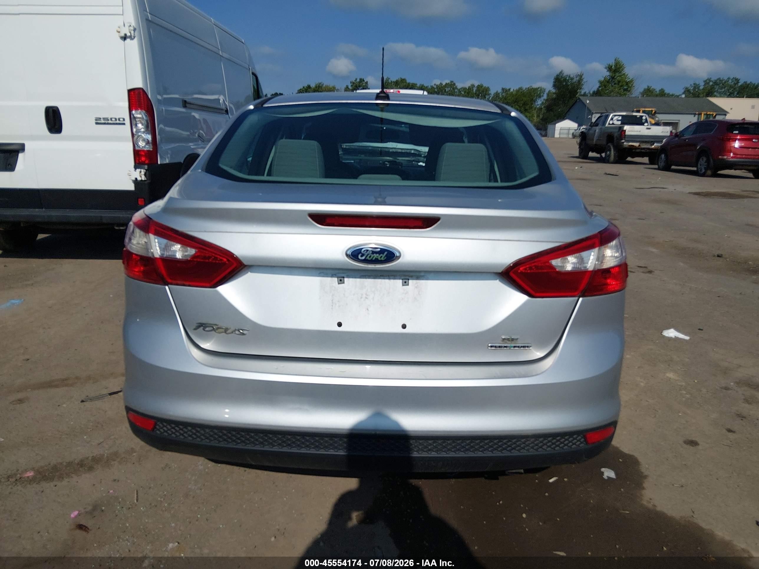 2014 Ford Focus Se Silver vin: 1FADP3F21EL106508