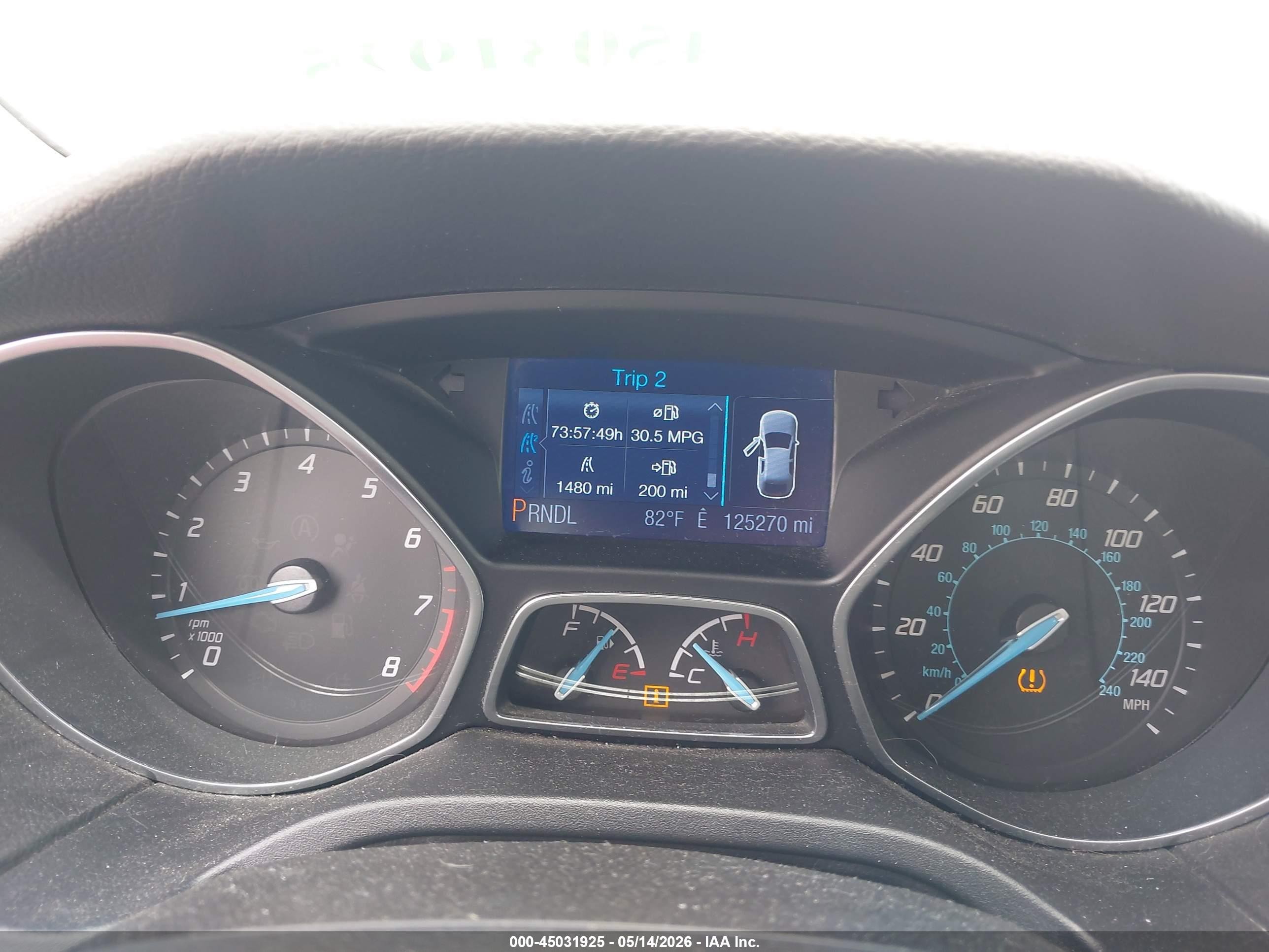 2014 Ford Focus Se Silver vin: 1FADP3F21EL110526