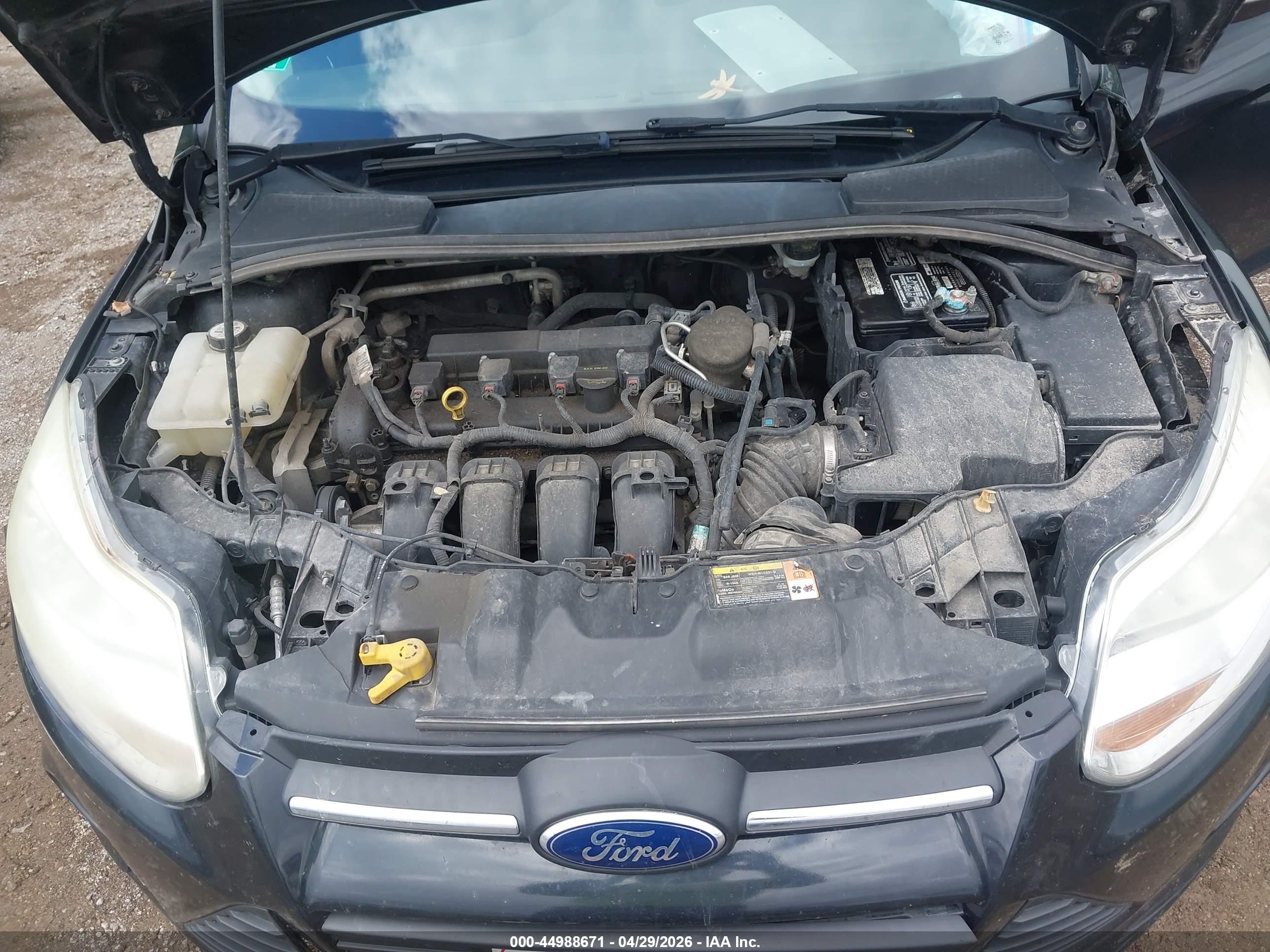 2014 Ford Focus Se Черный vin: 1FADP3F21EL117332