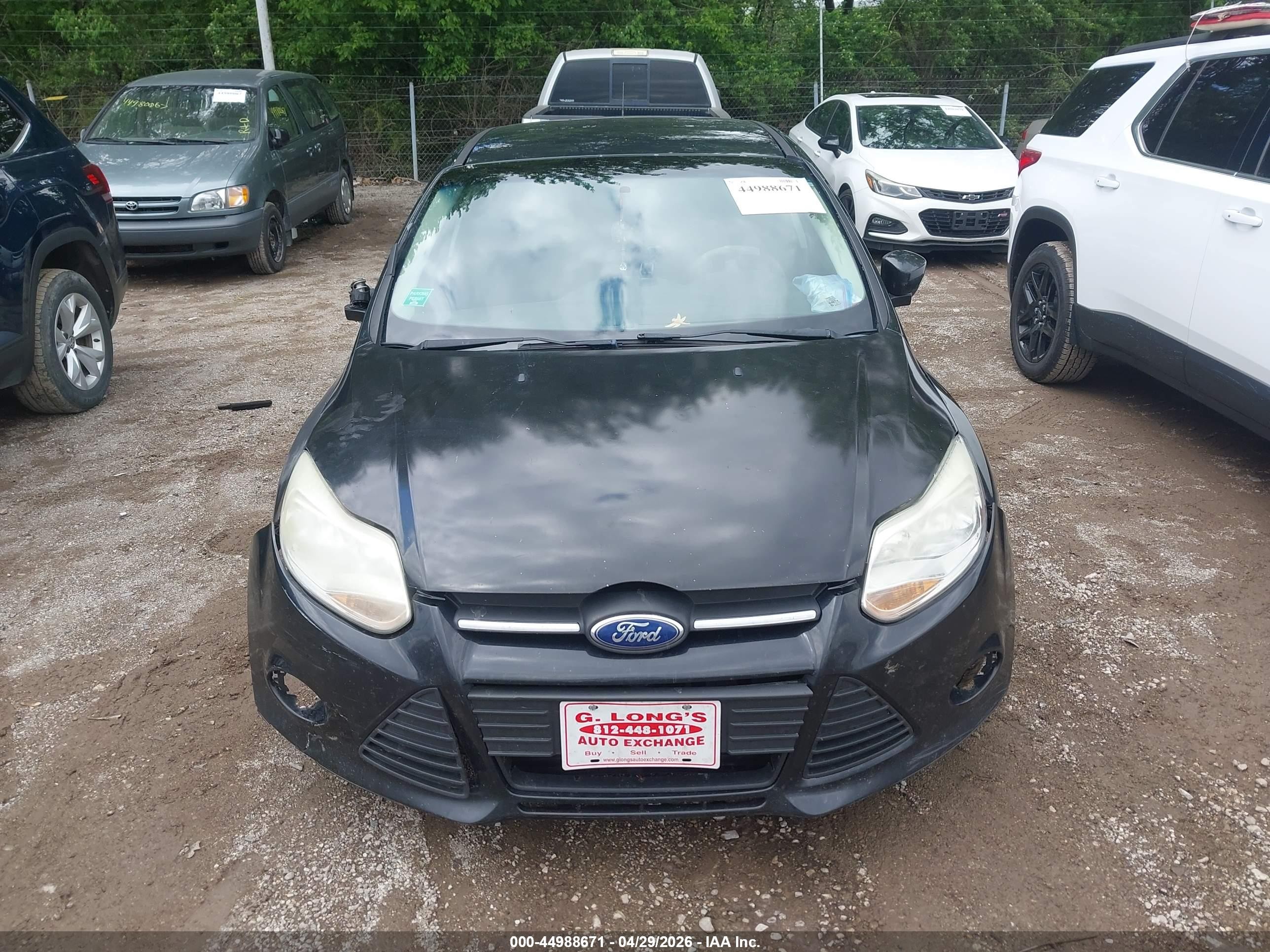 2014 Ford Focus Se Черный vin: 1FADP3F21EL117332