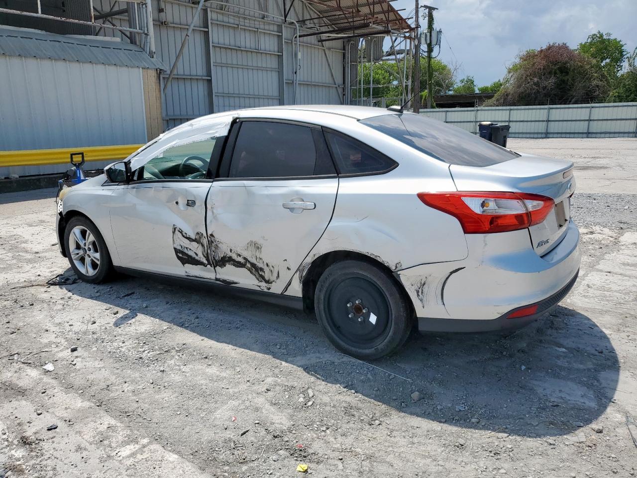 2014 Ford Focus Se Silver vin: 1FADP3F21EL123180