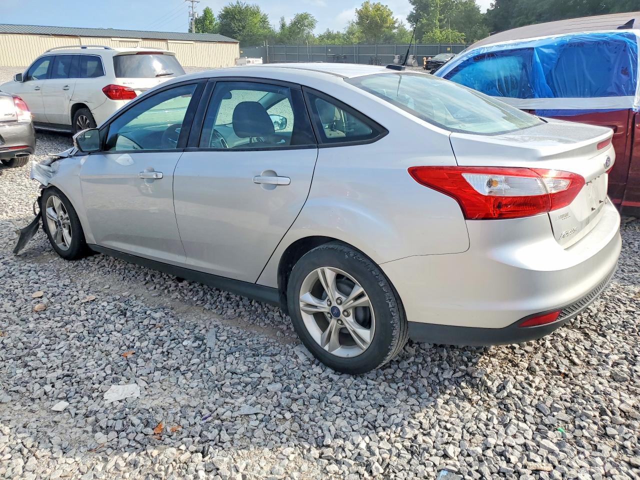 2014 Ford Focus Se Silver vin: 1FADP3F21EL165543