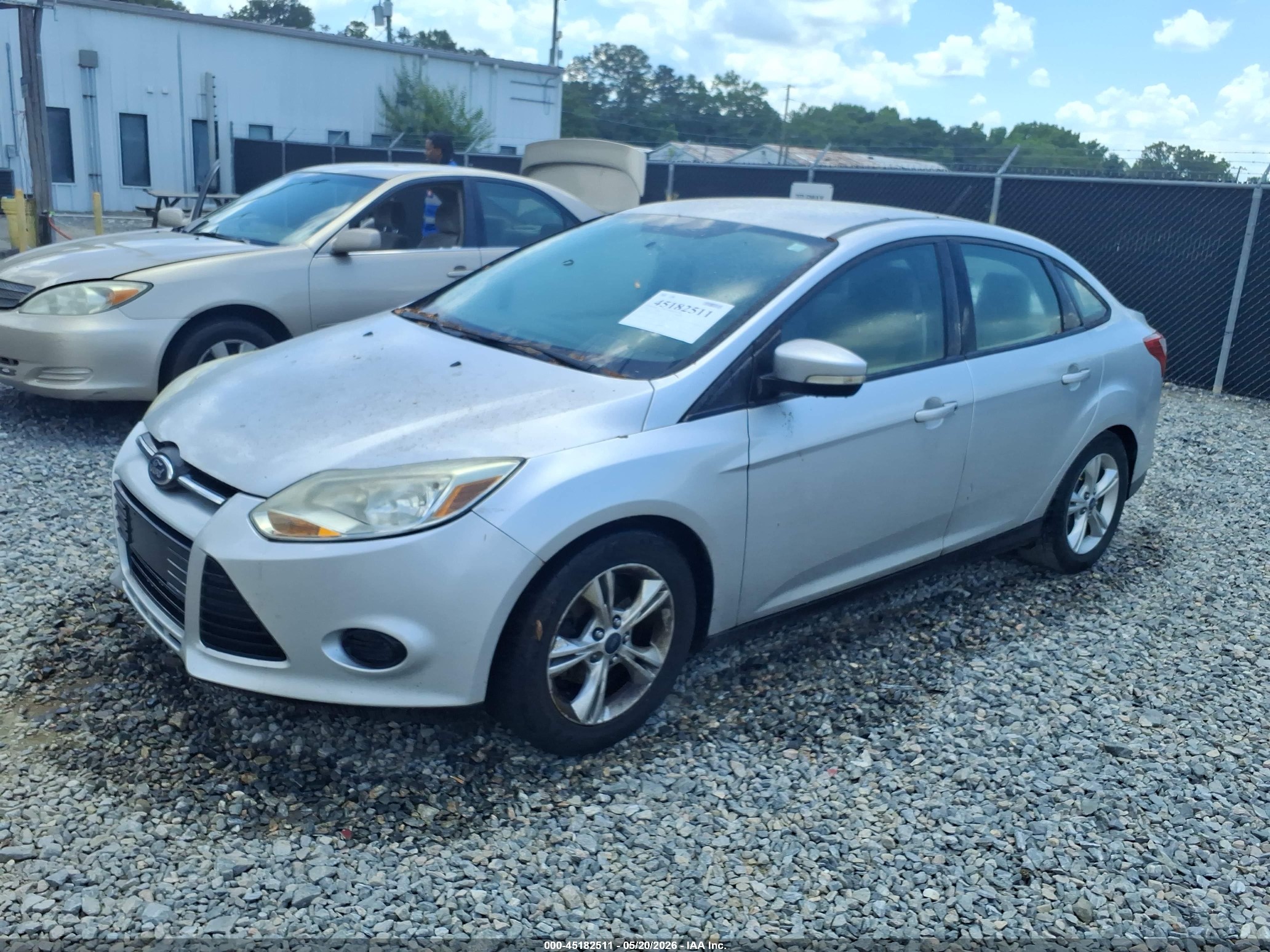2014 Ford Focus Se Silver vin: 1FADP3F21EL166126