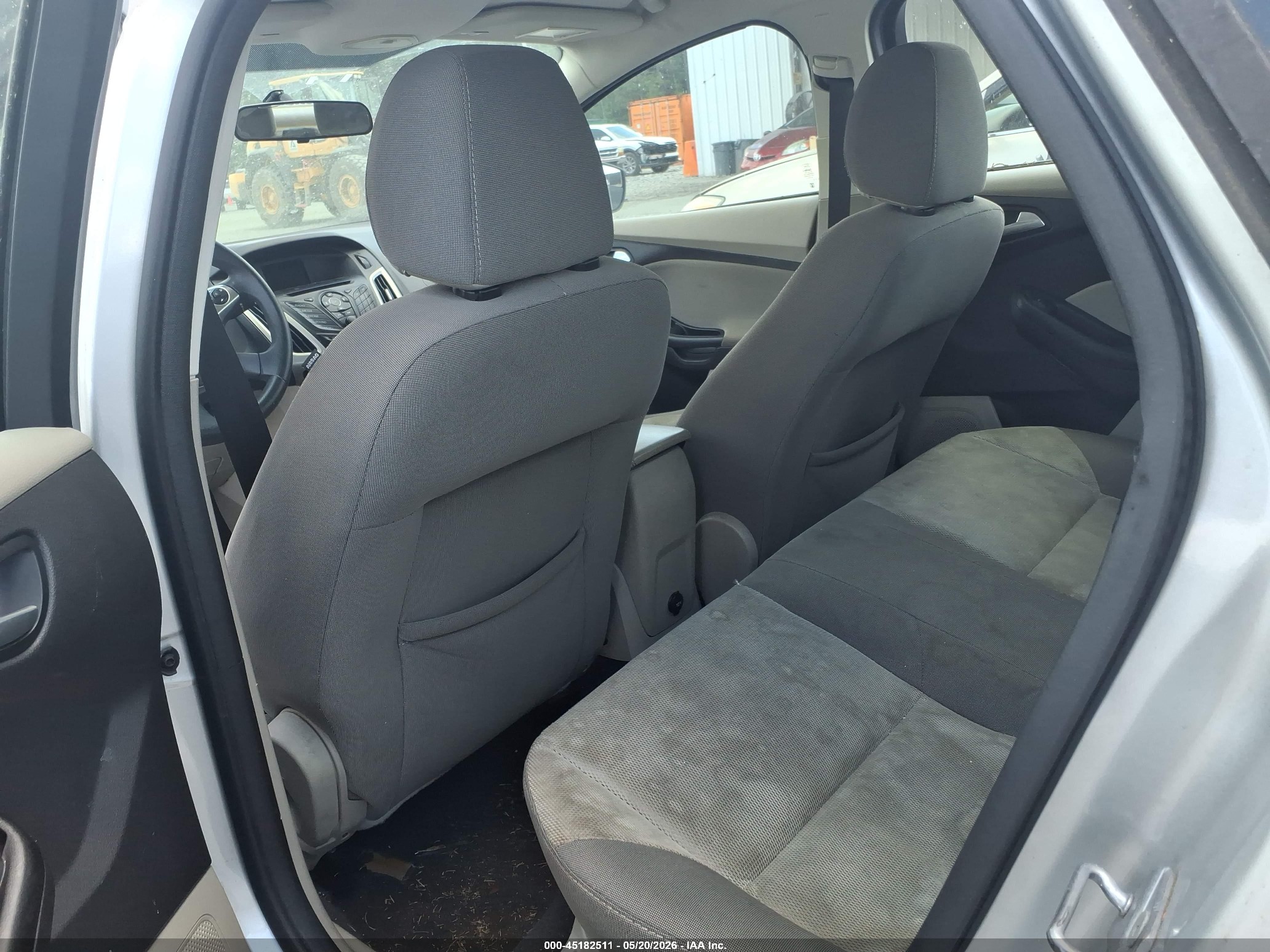 2014 Ford Focus Se Silver vin: 1FADP3F21EL166126
