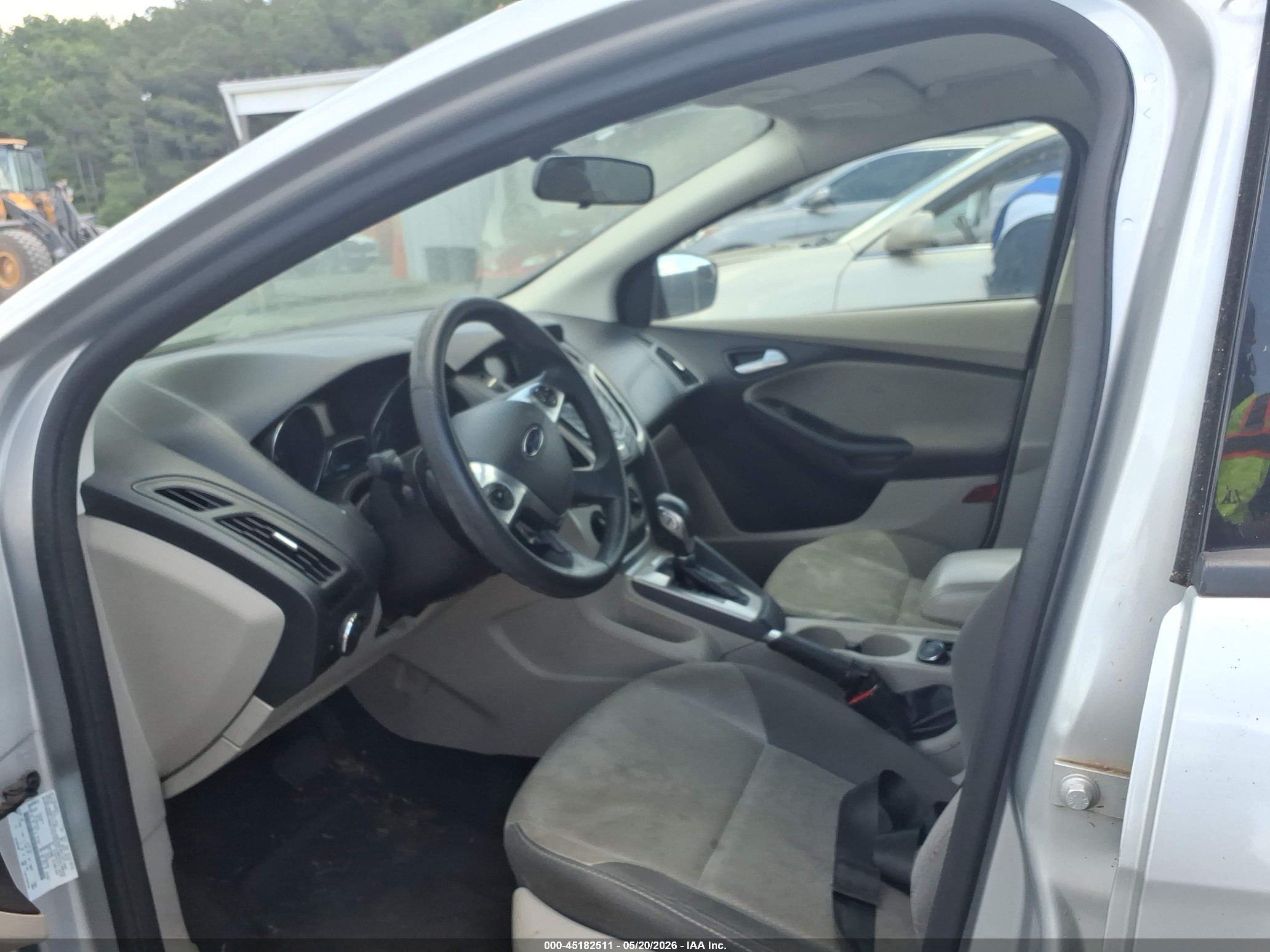 2014 Ford Focus Se Silver vin: 1FADP3F21EL166126