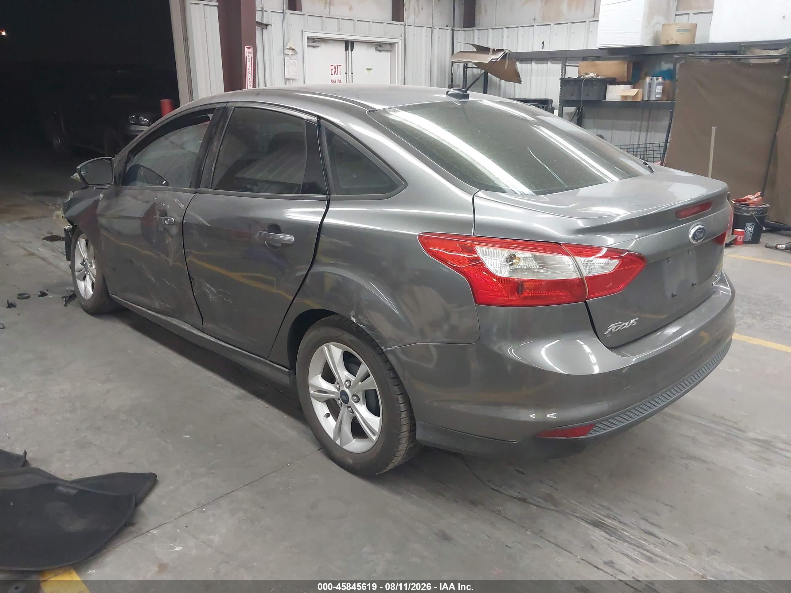 2014 Ford Focus Se Silver vin: 1FADP3F21EL169768