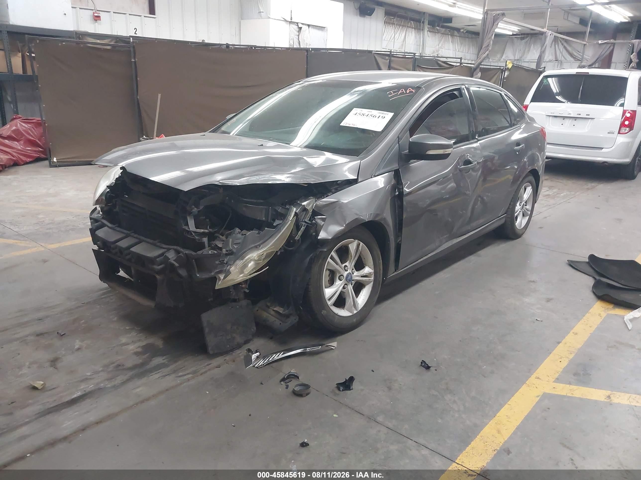 2014 Ford Focus Se Silver vin: 1FADP3F21EL169768