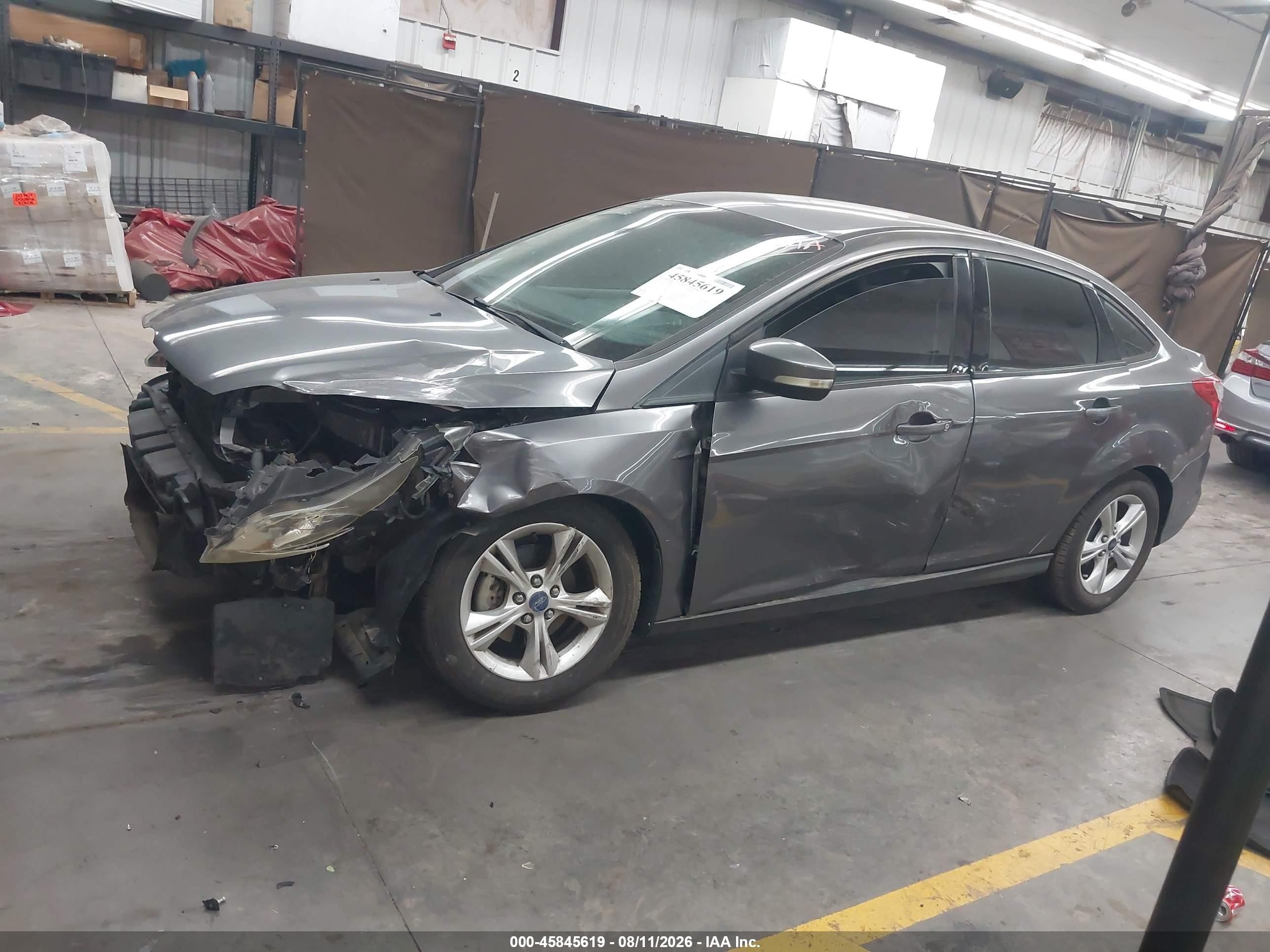 2014 Ford Focus Se Silver vin: 1FADP3F21EL169768