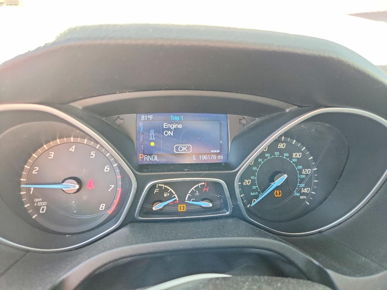 2014 Ford Focus Se Red vin: 1FADP3F21EL173691