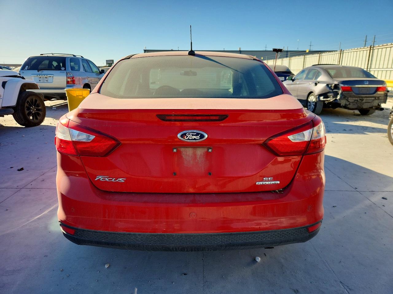 2014 Ford Focus Se Red vin: 1FADP3F21EL173691