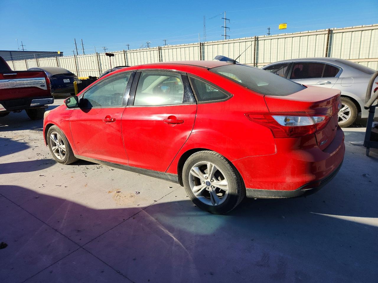2014 Ford Focus Se Red vin: 1FADP3F21EL173691