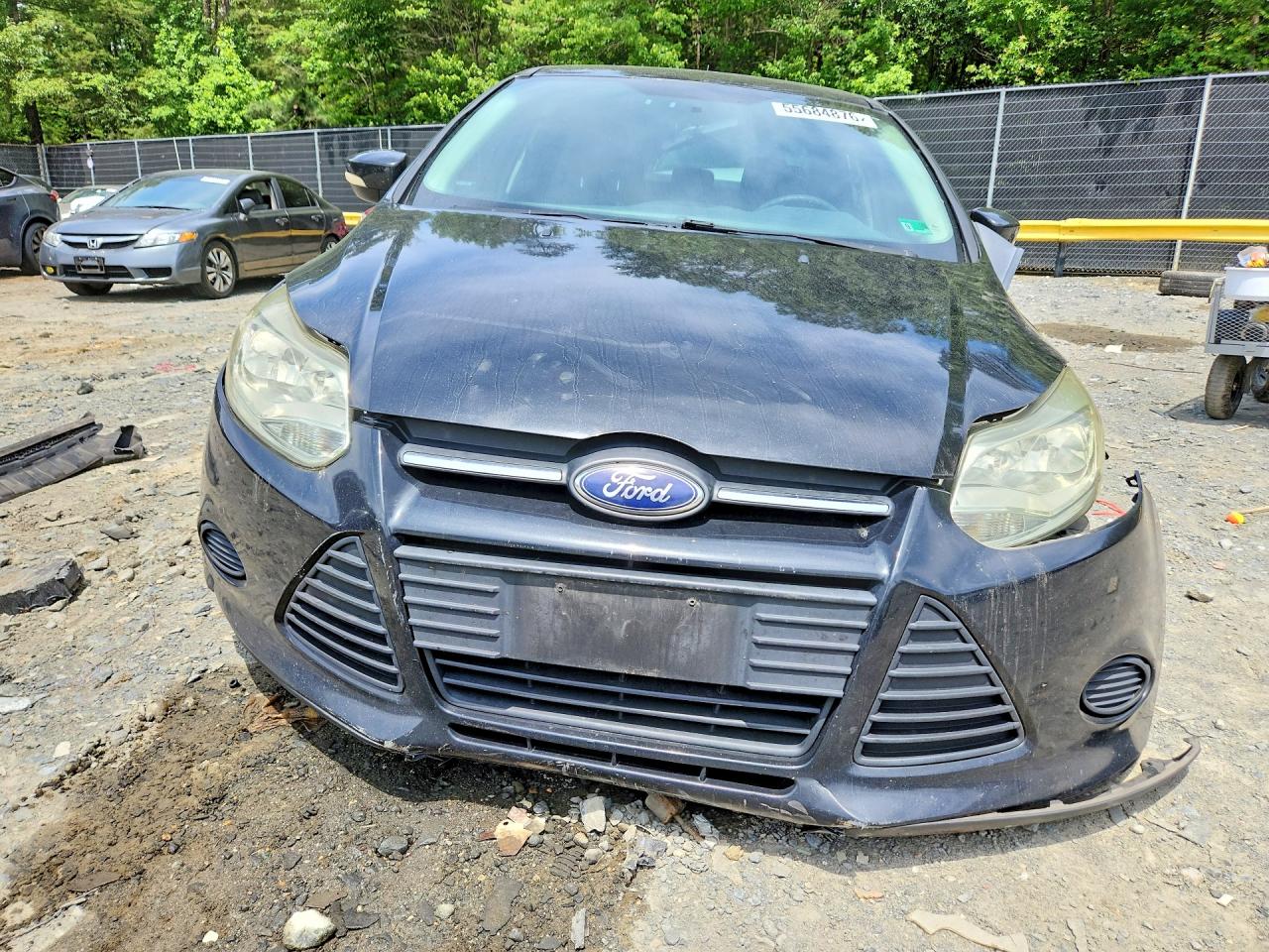 2014 Ford Focus Se Black vin: 1FADP3F21EL181256