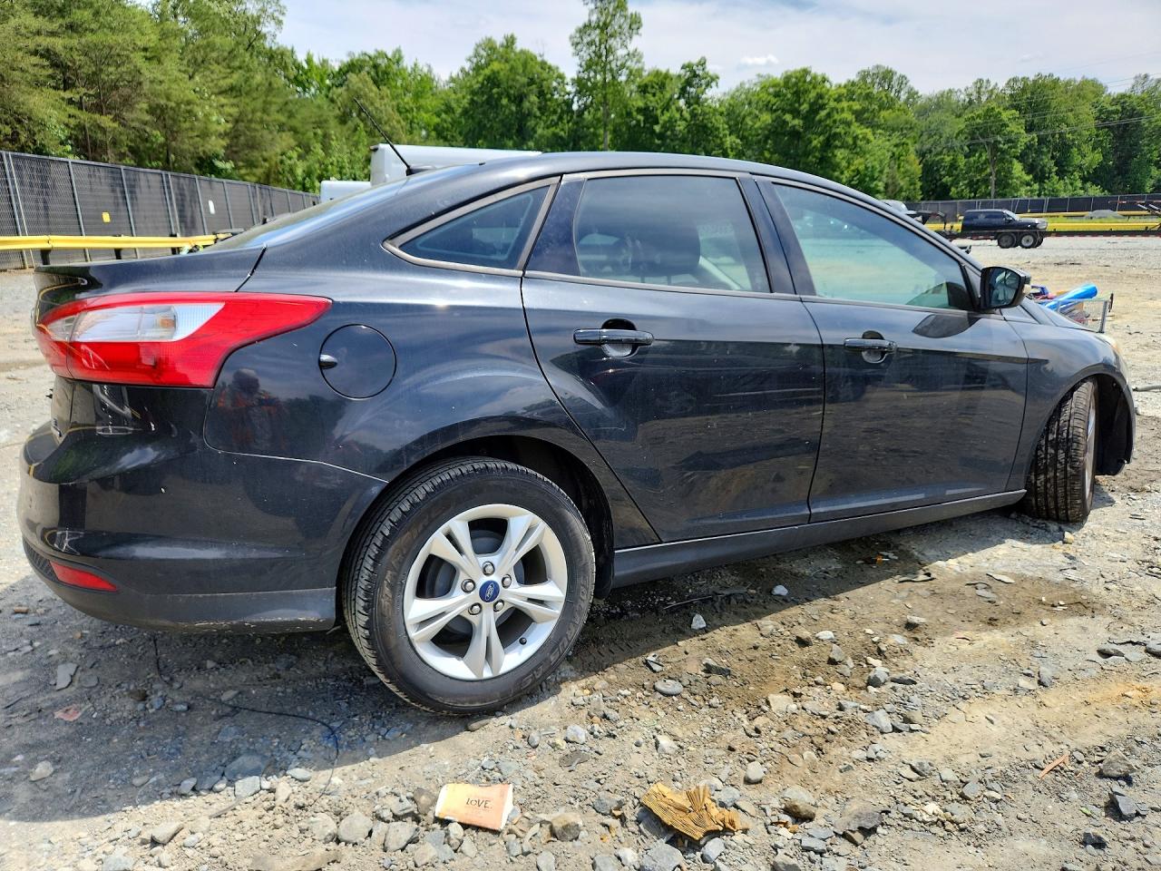 2014 Ford Focus Se Black vin: 1FADP3F21EL181256