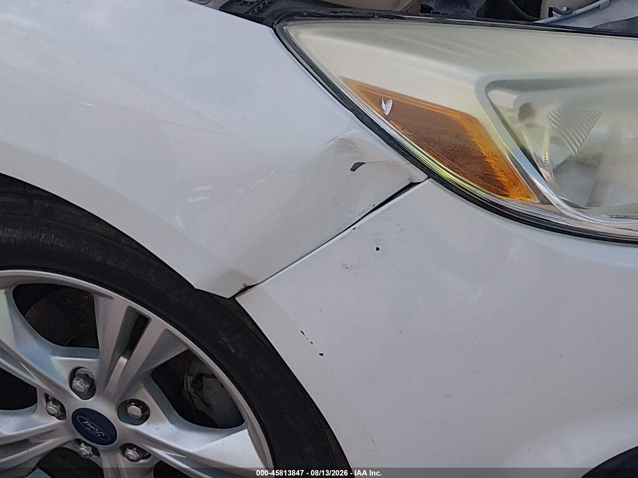 2014 Ford Focus Se White vin: 1FADP3F21EL185209