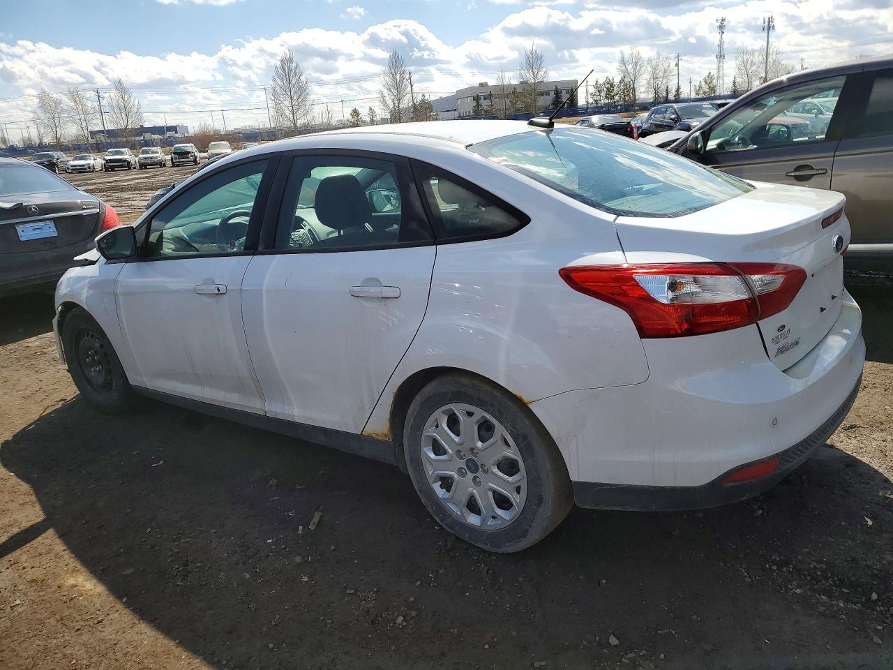 2014 Ford Focus Se White vin: 1FADP3F21EL214711