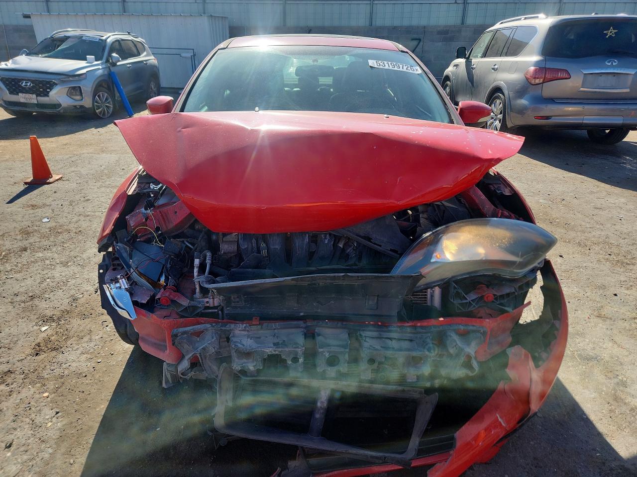 2014 Ford Focus Se Red vin: 1FADP3F21EL264475