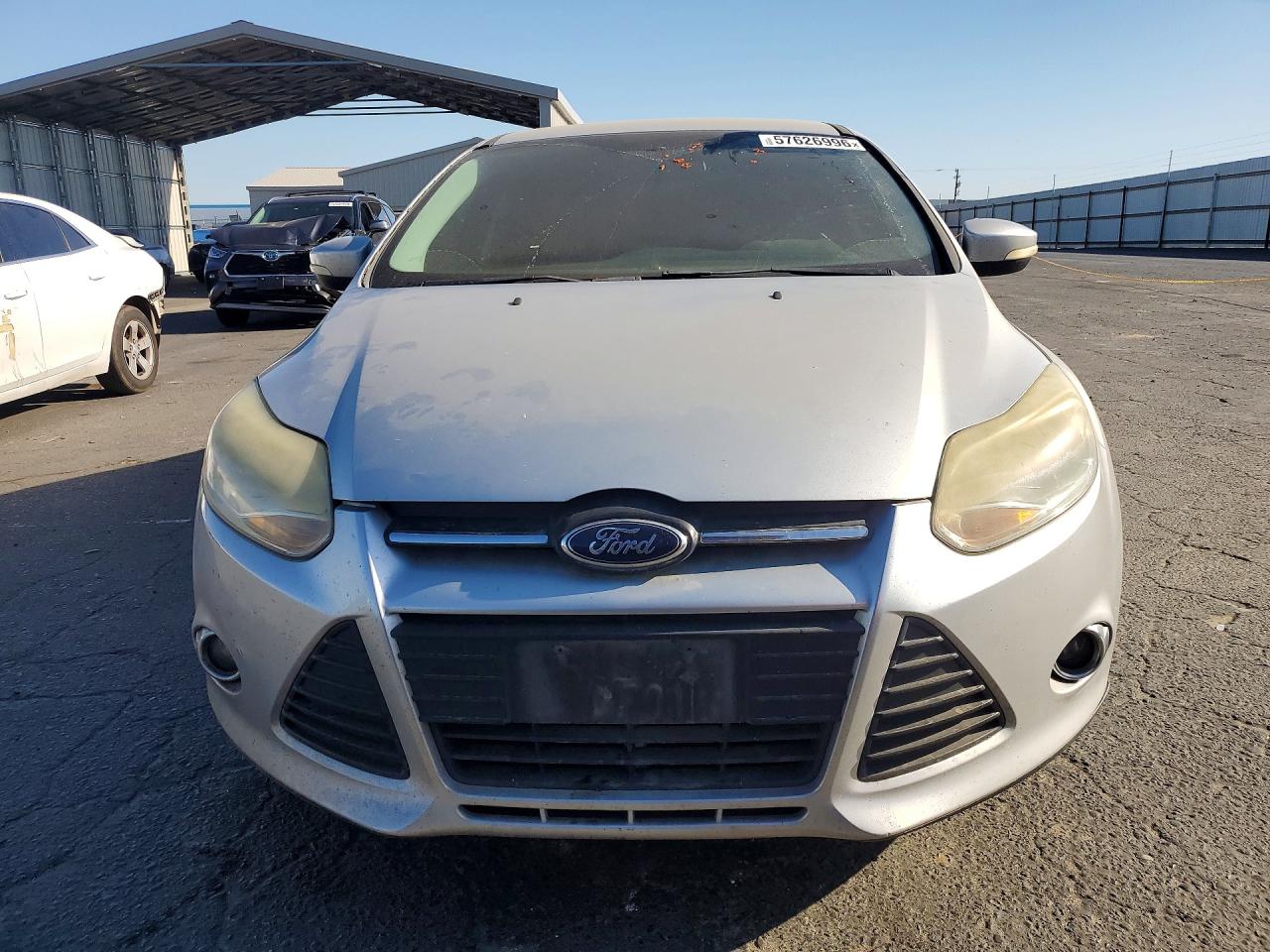 2014 Ford Focus Se Silver vin: 1FADP3F21EL266968