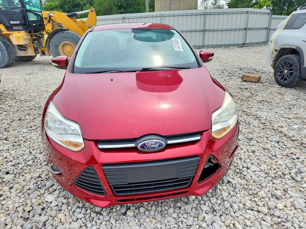 2014 Ford Focus Se Burgundy vin: 1FADP3F21EL281003