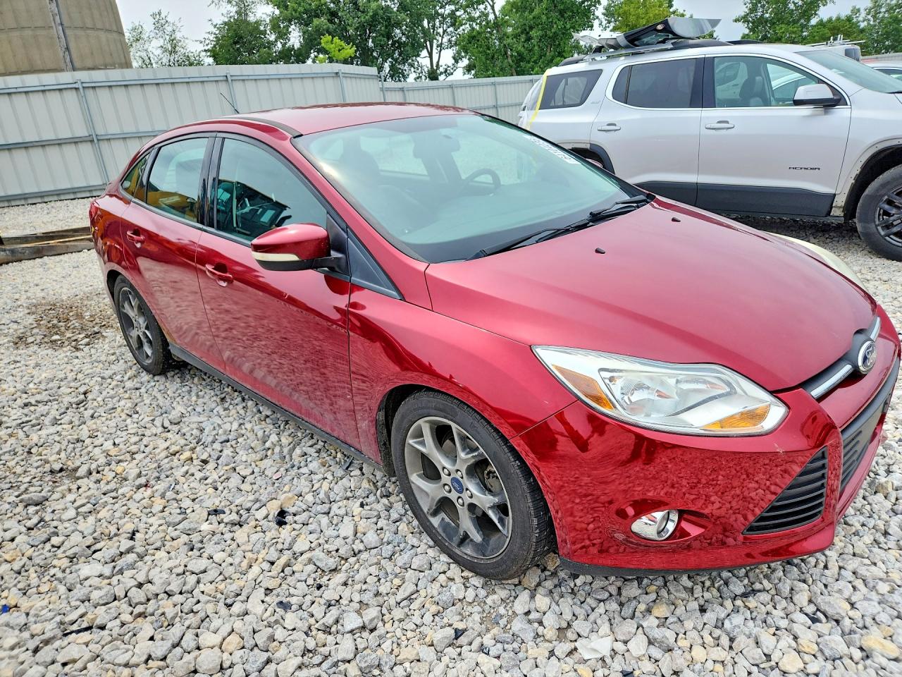 2014 Ford Focus Se Burgundy vin: 1FADP3F21EL281003