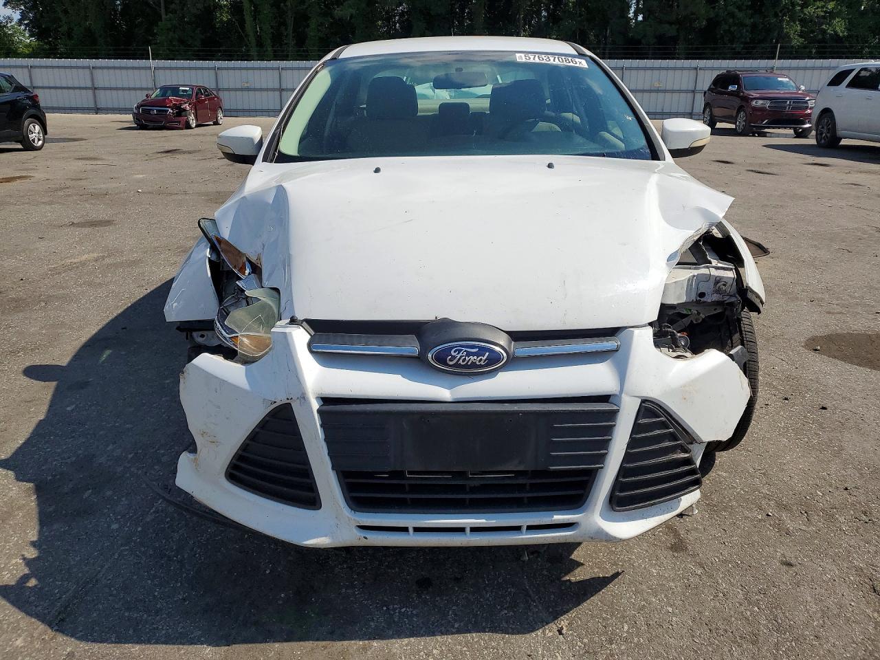 2014 Ford Focus Se White vin: 1FADP3F21EL291627