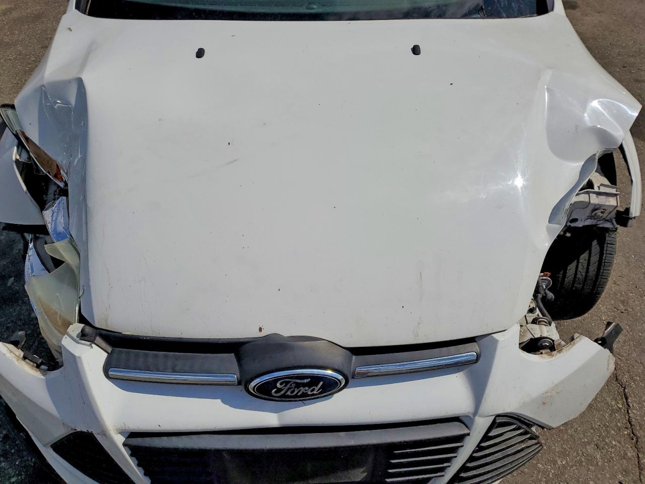 2014 Ford Focus Se White vin: 1FADP3F21EL291627
