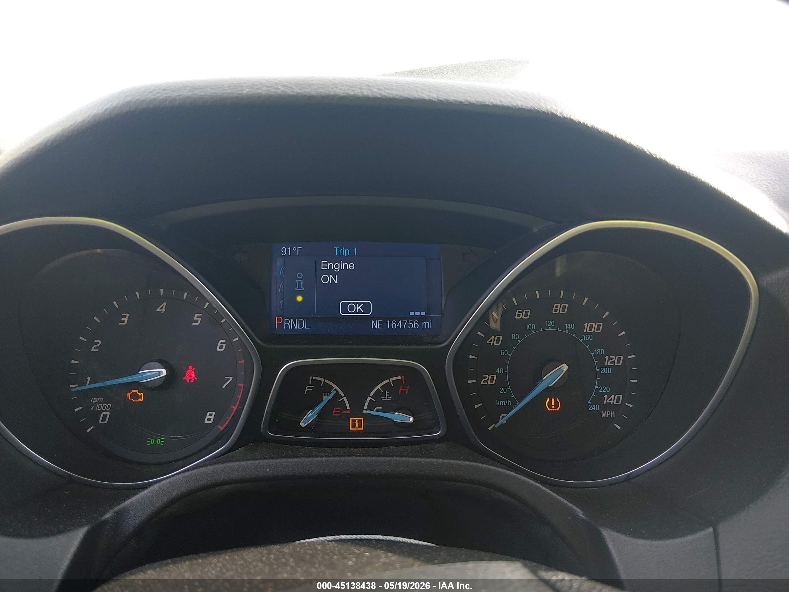 2014 Ford Focus Se White vin: 1FADP3F21EL304599