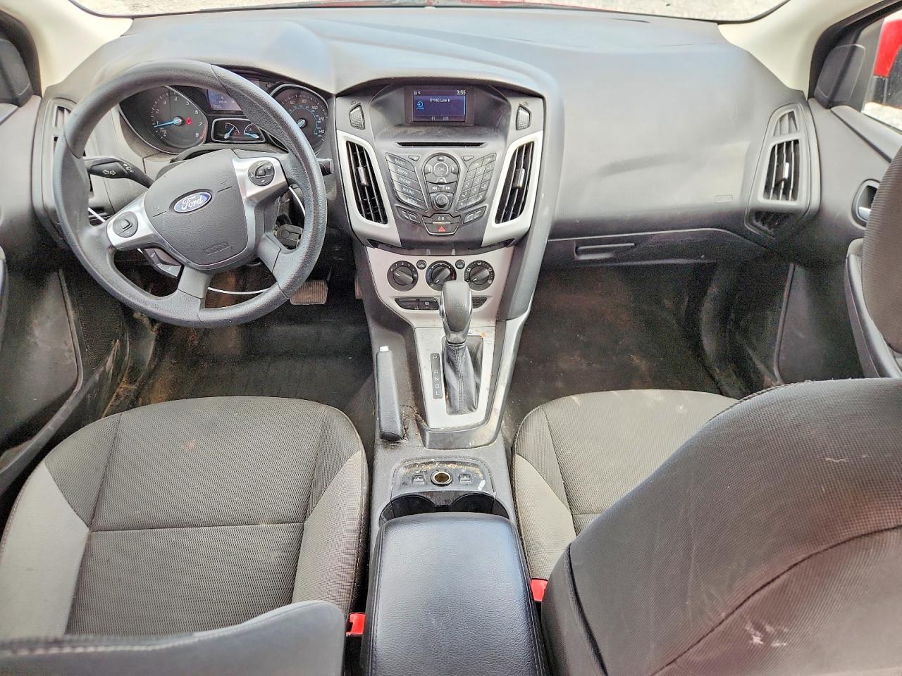 2014 Ford Focus Se Red vin: 1FADP3F21EL304991