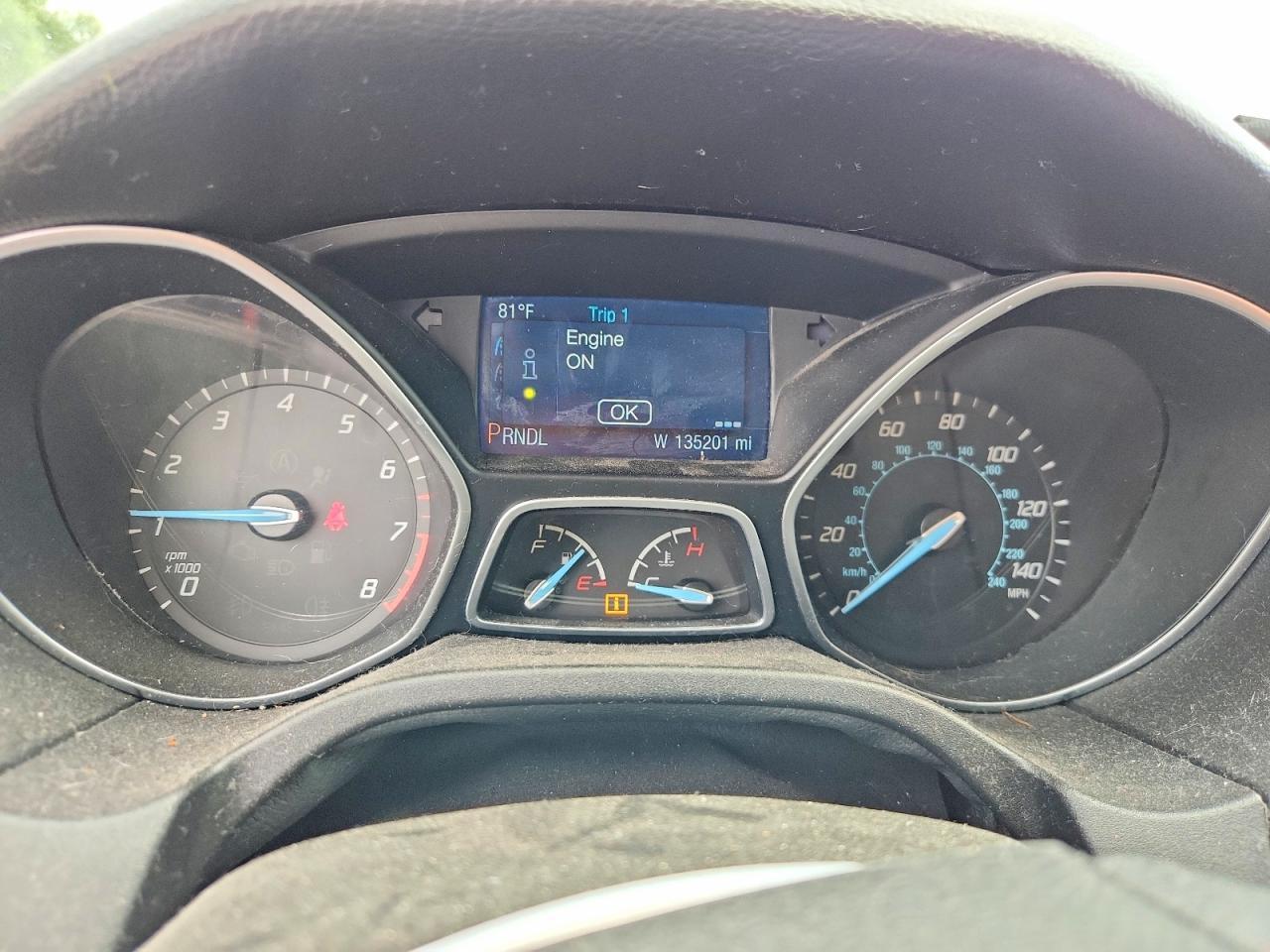 2014 Ford Focus Se Red vin: 1FADP3F21EL304991