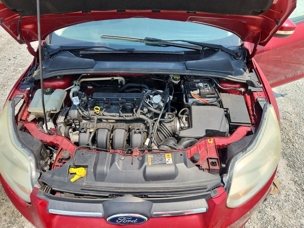 2014 Ford Focus Se Red vin: 1FADP3F21EL308765