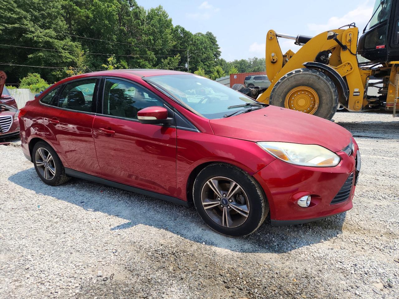 2014 Ford Focus Se Red vin: 1FADP3F21EL308765