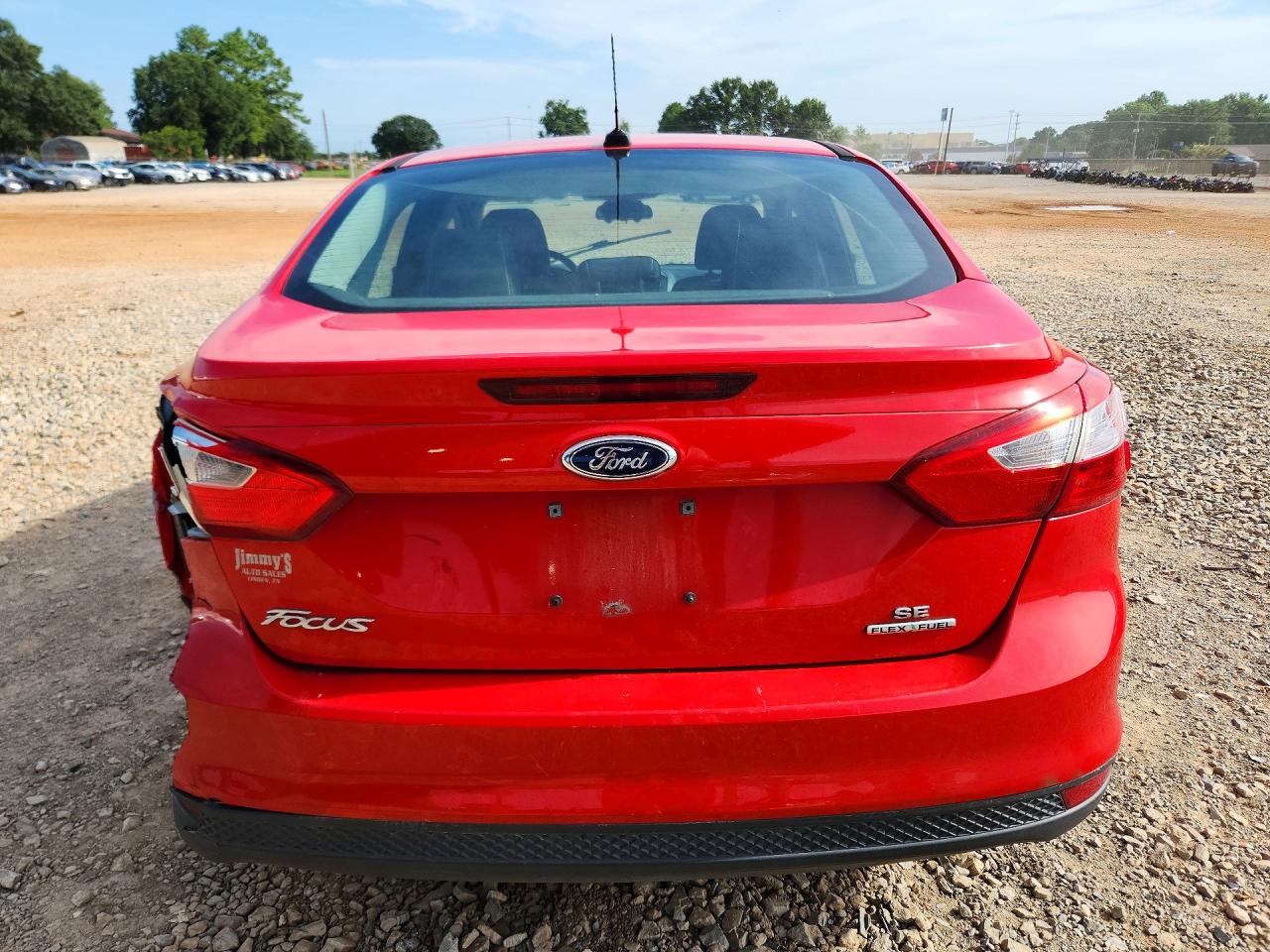 2014 Ford Focus Se Red vin: 1FADP3F21EL312668