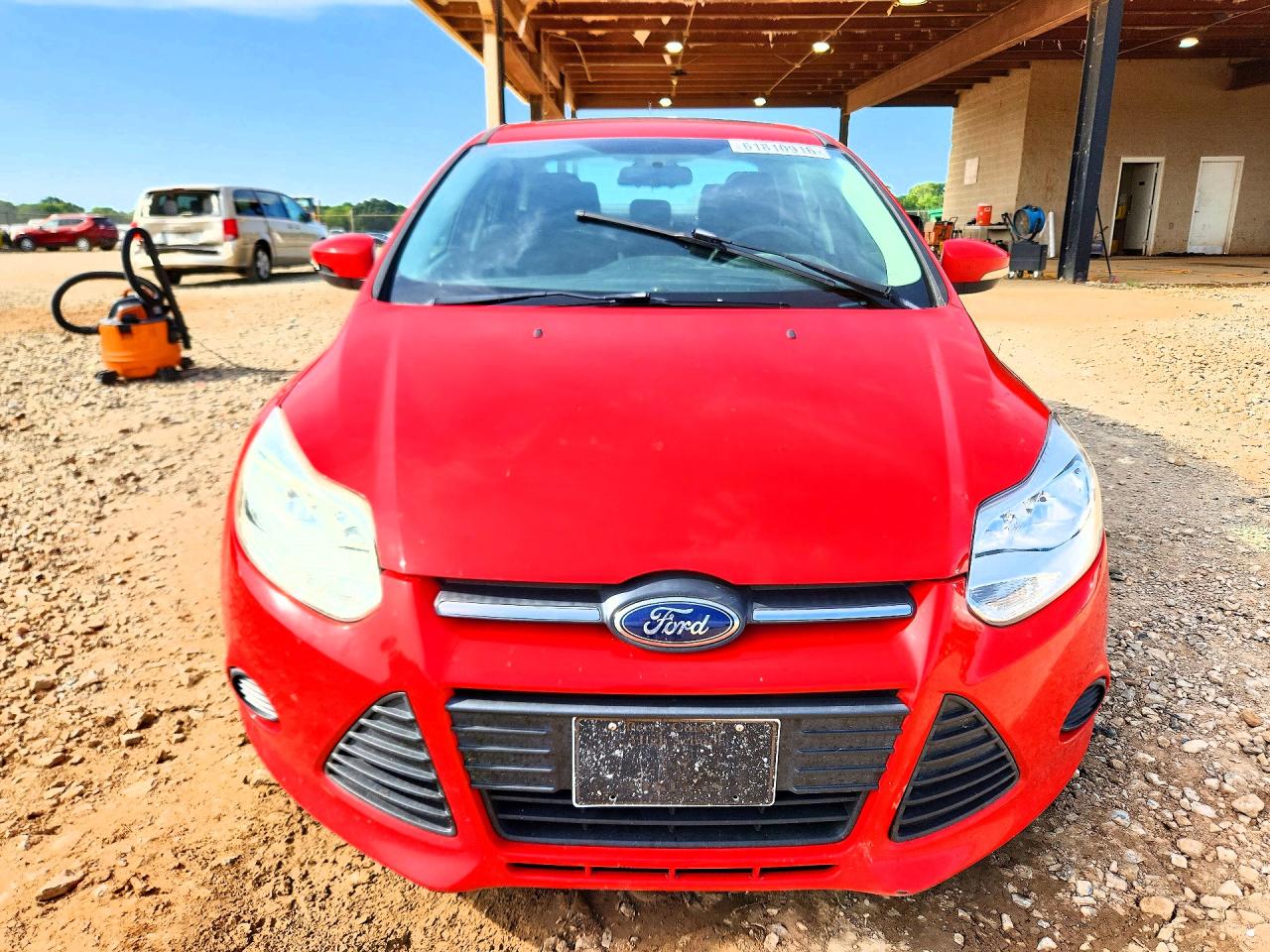 2014 Ford Focus Se Red vin: 1FADP3F21EL312668