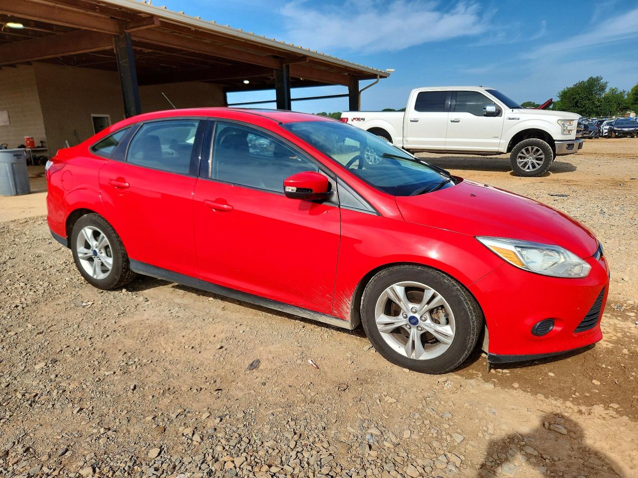 2014 Ford Focus Se Red vin: 1FADP3F21EL312668