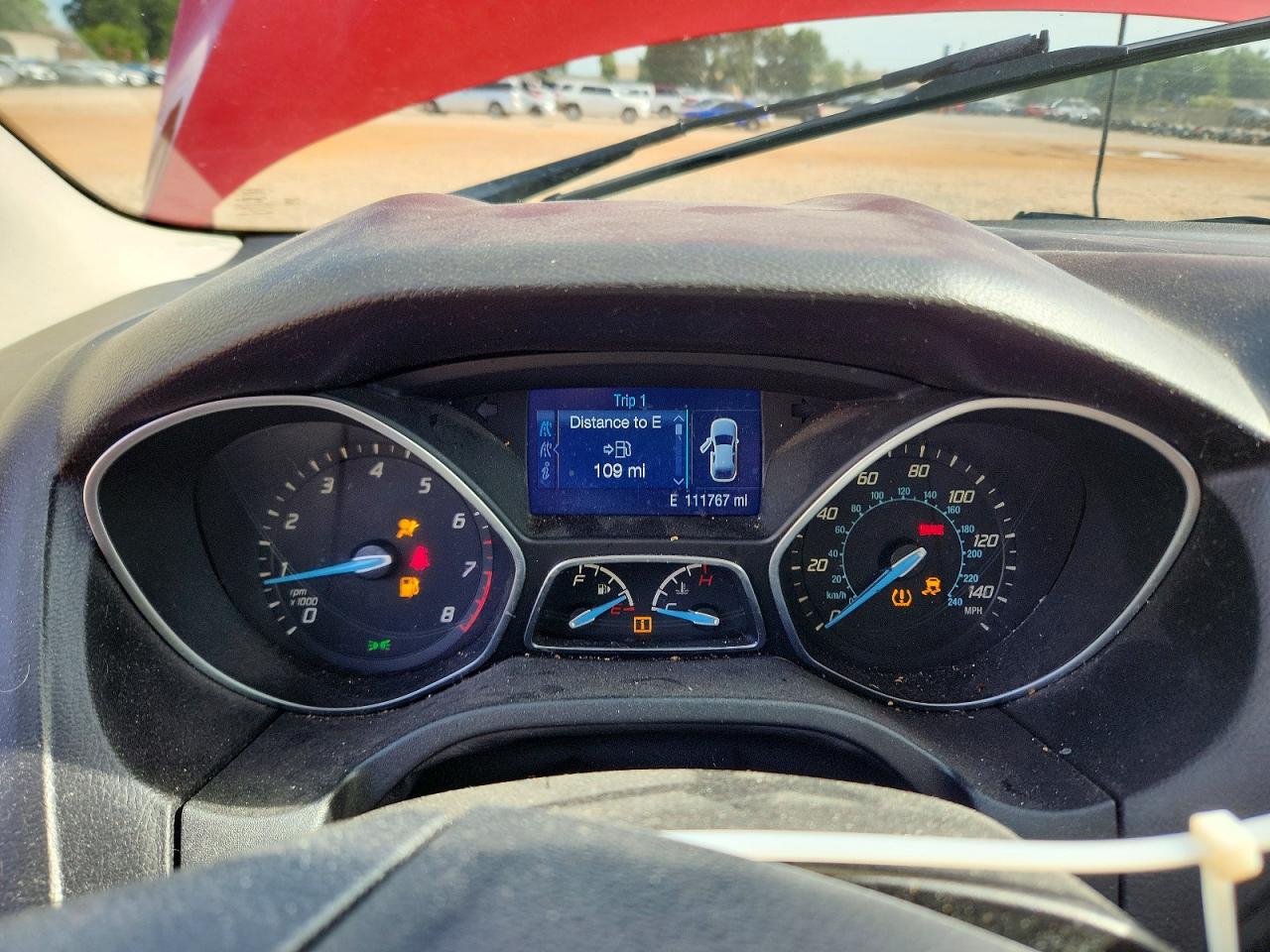 2014 Ford Focus Se Red vin: 1FADP3F21EL312668