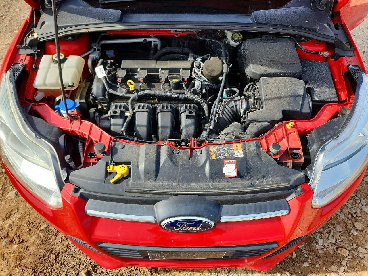 2014 Ford Focus Se Red vin: 1FADP3F21EL312668