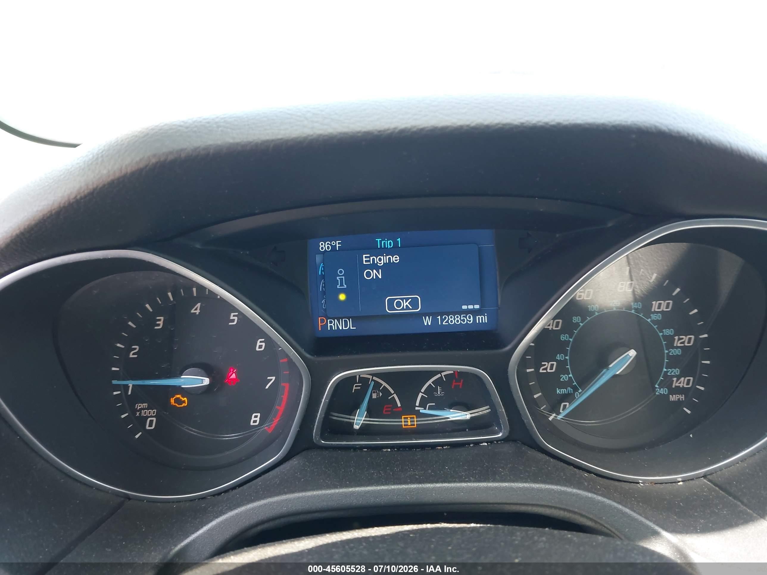 2014 Ford Focus Se Red vin: 1FADP3F21EL334718