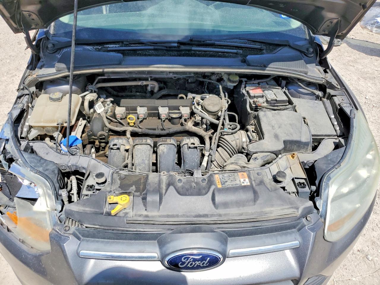 2014 Ford Focus Se Серый vin: 1FADP3F21EL345430
