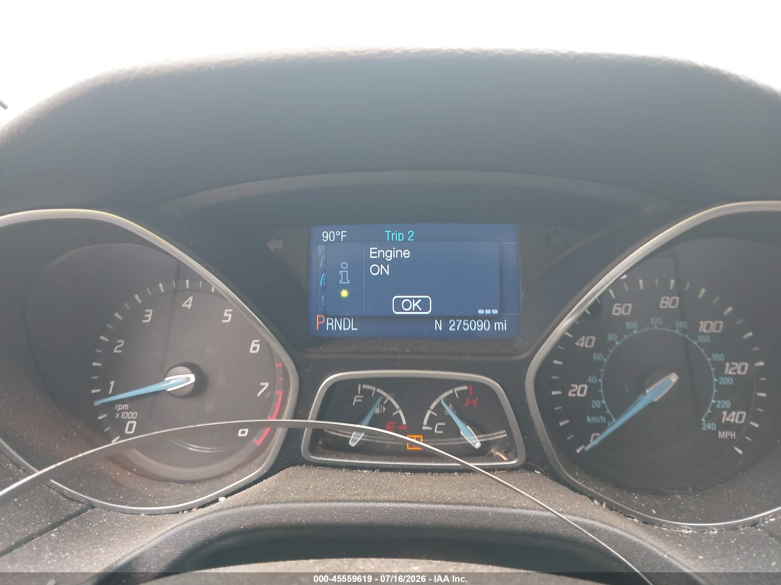 2014 Ford Focus Se Red vin: 1FADP3F21EL346917