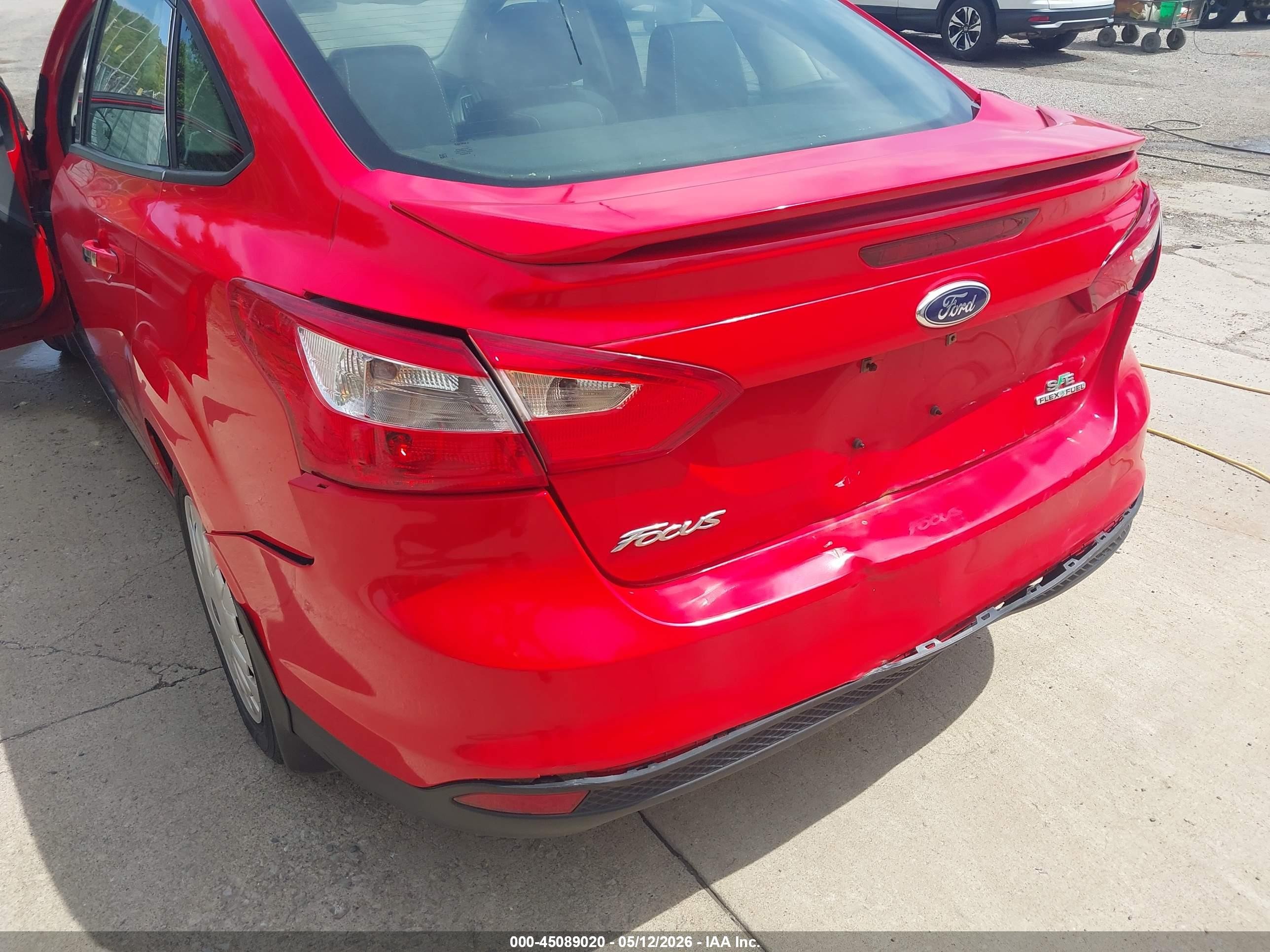 2014 Ford Focus Se Red vin: 1FADP3F21EL361272