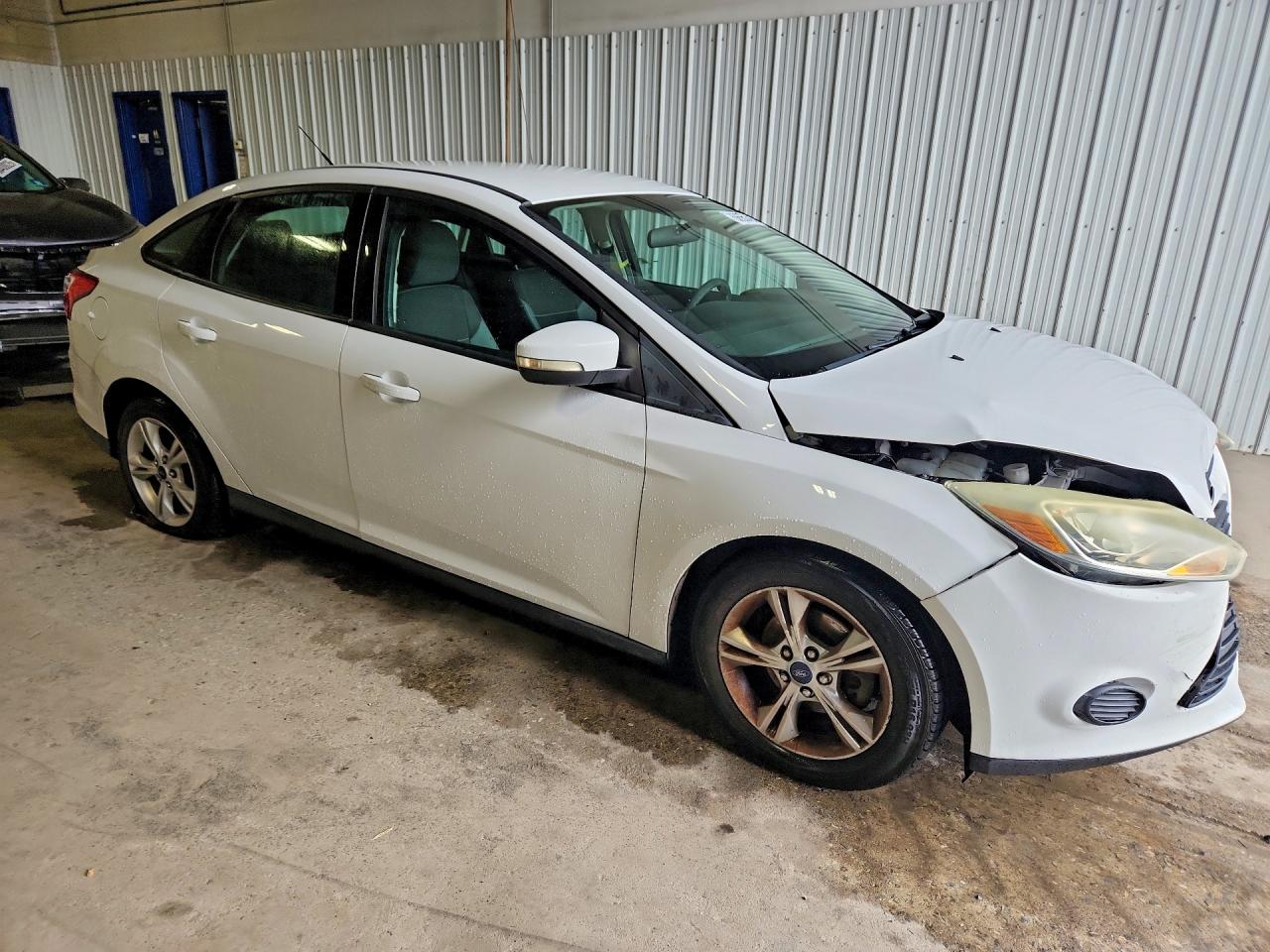 2014 Ford Focus Se White vin: 1FADP3F21EL366732
