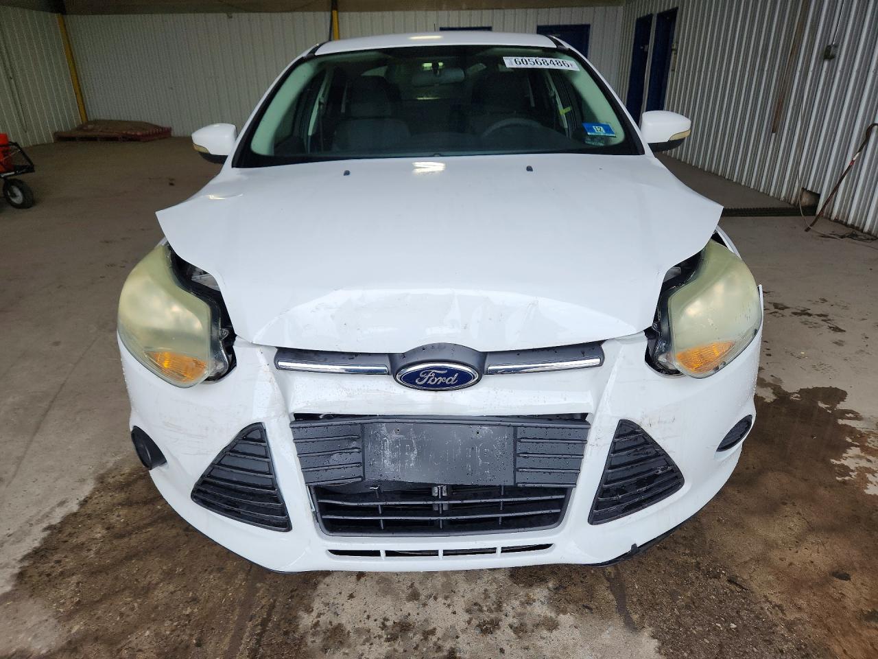 2014 Ford Focus Se White vin: 1FADP3F21EL366732