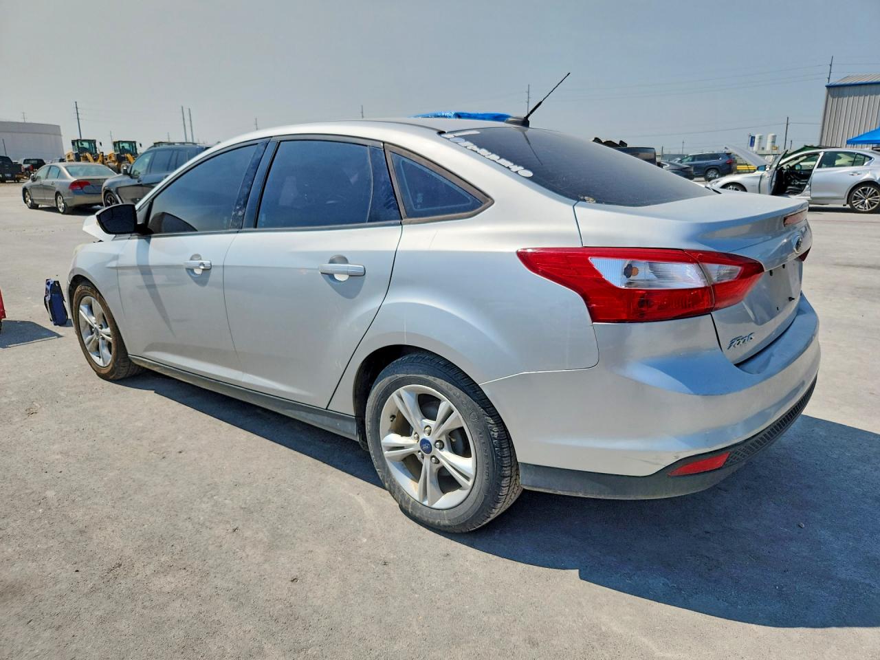 2014 Ford Focus Se Silver vin: 1FADP3F21EL366987