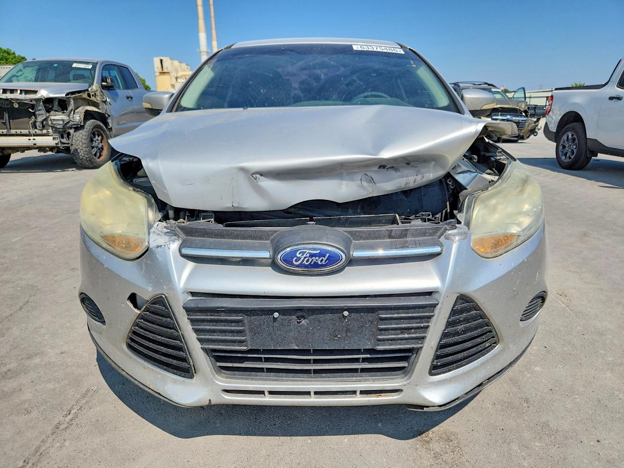 2014 Ford Focus Se Silver vin: 1FADP3F21EL366987
