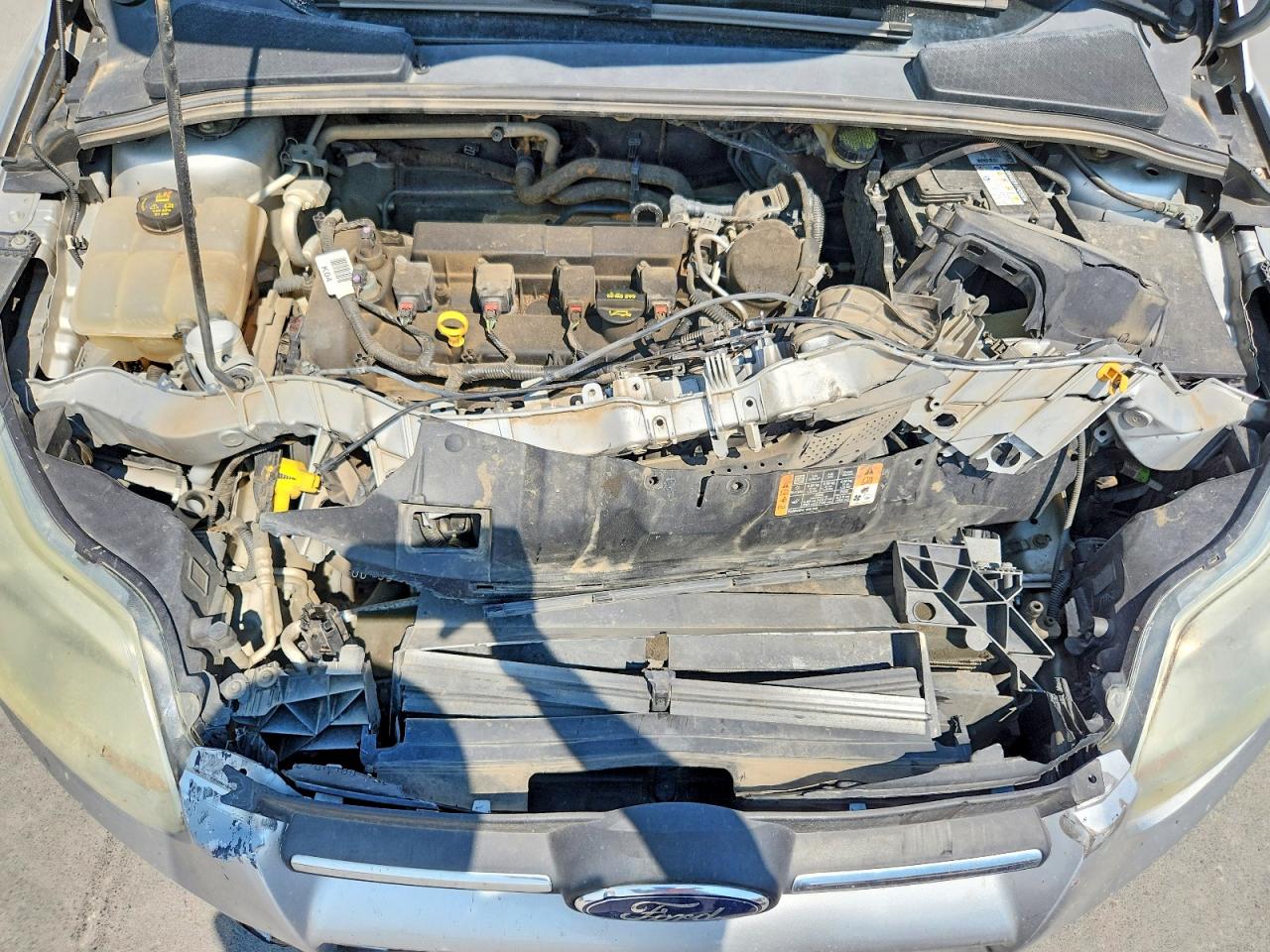 2014 Ford Focus Se Silver vin: 1FADP3F21EL366987