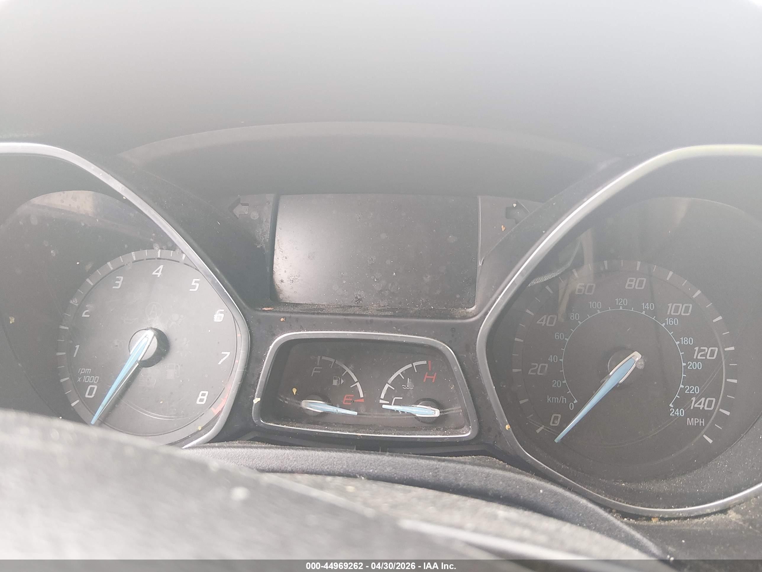 2014 Ford Focus Se Gray vin: 1FADP3F21EL387421